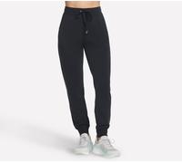 Skechers Women's Cosy Luxe Jogger in Black, Size Large | Rayon/Polyester/Spandex