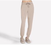 Skechers Women's Cosy Luxe Jogger in Taupe/Brown, Size XS | Rayon/Polyester/Spandex