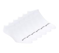 Skechers Women's Cotton No-Show Socks - 6 Pack in White, Size Medium