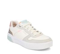 Skechers womens Court Classics Jade - Feline Instinct, Natrual/Multi, 7
