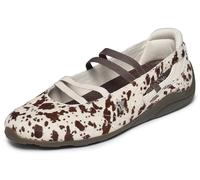 Skechers Women's Court Racer Fierce ProwlSneaker | Pony Hair Mary Jane, Air-Cooled Memory Foam Insole,