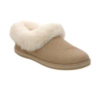 Skechers Women's Cozy Campfire Winter Nights Slipper, Sand Microfiber/Faux Fur, 8 UK