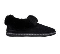 Skechers Women's Cozy Campfire Winter Nights Slippers, Black Microfiber/Faux Fur, 3.5 UK