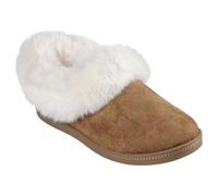 Skechers Women's Cozy Campfire Winter Nights Slippers, Chestnut Microfiber/Faux Fur, 3.5 UK