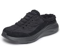 Skechers Women's Cozy Fit Contour Foam SherpaSneaker | Open-back sneaker, Contour Foam; lightweight midsole adapts to your foot's shape, Memory Foam Insole, Machine washable