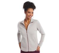 Skechers Women's The GO WALK Shine Jacket in Natural/Tan, Size Large | Polyester