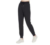 Skechers Women's Cozy Luxe Jogger, Black/White, M