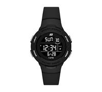 Skechers Women's Crenshaw Silicone Digital Watch, Black, Digital