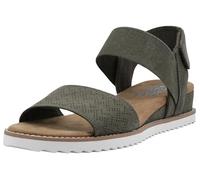 Skechers Women's Desert KISS Sandal, Olive Green, 4