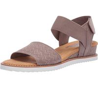 Skechers Women's Desert Kiss-Stretch Quarter Strap Sandal Flat