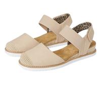 Skechers Women's Desert Kiss-Sun Shining Ballet Flat, Natural, 10