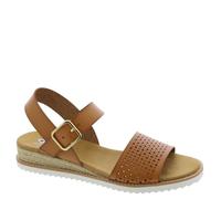 Skechers Women's Desert KISS Sunny Flair, Luggage Duraleather, 2 UK