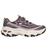 Skechers Women's D'Lite Max Sneaker in Dark Mauve, Size 4.5 | Synthetic/Textile