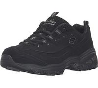 Skechers Women's D'lites biggest Fan Fashion Sneaker, Black, 3.5 UK Wide