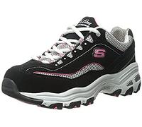 Skechers Women's Sneaker D'lites Life Saver Memory Foam Lace-up Black UK 7