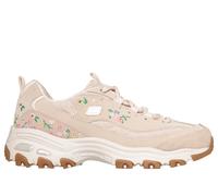 Skechers Women's D'Lites - Garden Chic Sneaker in Natural, Size 6.5 | Synthetic/Leather/Textile