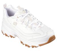 Skechers Women's D'Lites-Good Neutral Sneaker, White, 3.5 UK