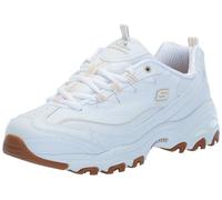 Skechers Women's D'Lites Good Neutral Sneaker, White, 4.5 UK