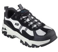 Skechers Women's D'Lites Hiker Sneaker, Black, 4.5 UK