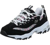 Skechers Women's DLites Interlude Sneaker Black/White 9.5 Wide