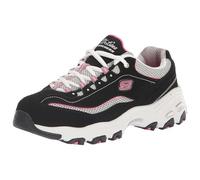 Skechers Women's D'Lites-Life Saver Low-Top Sneakers, Black (bkwp), 2 UK