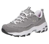 Skechers Women's D'lites Me Time Low Top Sneakers, Grey Gyw, 7 UK