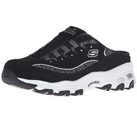 Skechers Women's D'Lites Resilient Fashion Sneaker, Black/White, 6 UK