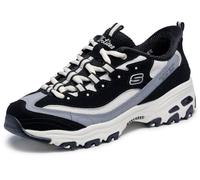 Skechers Women's D'Lites-Smooth Nostalgia, Hands Free Slip-ins Sneaker, Black/Natural, 6.5 UK