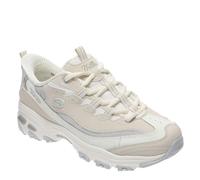 Skechers Slip-ins Dlites Smooth Womens Fashion Trainers in Natural Grey - 6 UK
