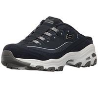 Skechers Women's D'lites Sneaker, Navy White, 2 UK