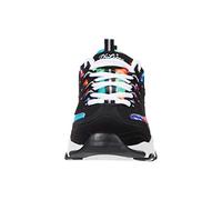 Skechers Women's D'Lites-Summer Fiesta Sneaker Black Multi