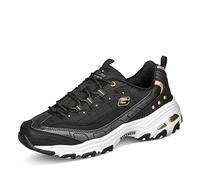Skechers Women's D'Lites Trainer, Black, 3.5 UK