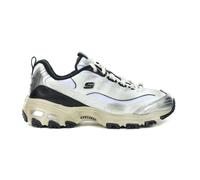Skechers Women's D'Lites - Vintage Vision White/Black Sneakers 150245.WBKS