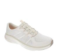 Skechers Women's D'LUX Comfort 2.0 Victory Sneaker, Natural, 3.5 UK
