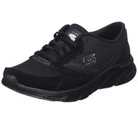 Skechers Women's D'lux Comfort Plent Success Sneaker, Black, 4 UK