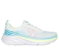 Skechers Women's D'Lux Vapor Cool Breeze Sneaker, White Mesh/Multi Trim, 5 UK