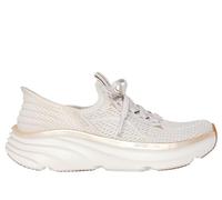Skechers Women's D'LUX Vapor Evening Glow Sneaker, Natural, 4 UK