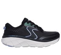 Skechers Women's D'Lux Walker 2.0 - Active Pace Sneaker in Black/Lavender, Size 8 | Textile/Synthetic, Vegan, Machine Washable