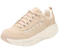 Skechers Women's D'LUX Walker 2.0 Golden Step Sneaker, Taupe, 4 UK