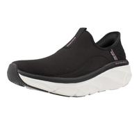 Skechers Women's D'LUX Walker 2.0 Happy Step, Black Mesh/Pink Trim, 5.5 UK