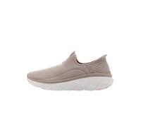 Skechers Women's D'LUX Walker 2.0 Happy Step, Taupe Mesh/Coral Trim, 7 UK