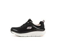 Skechers Women's D'lux Walker-Infinite Motion Sneaker Black/Pink 8 M US