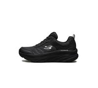Skechers Women's D'lux Walker Infinite Motion Trainers,Black Leather Mesh Trim,2.5 UK