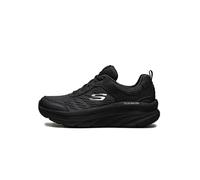 Skechers Women's D'lux Walker Infinite Motion Trainers,Black Leather Mesh Trim,3.5 UK