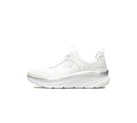 Skechers Women's D'lux Walker Infinite Motion Trainers,White Silver Leather White Mesh Silver,6 UK