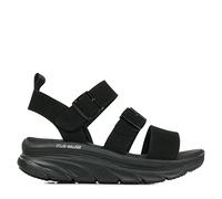 Skechers Women's D'LUX Walker Retro Cosmos Sandal, Black, 7 UK