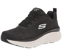 Skechers Women's D'LUX Walker Sneaker, Black, 6.5 UK