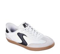 Skechers Womens Duraleather And Suede Overlay Bungee Low Top Trainers Sneakers