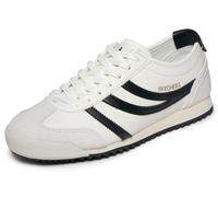 Skechers Women's Duraleather & Suede Overlay Lace-Up Casual Sneakers