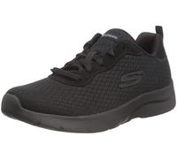 Skechers Womens Dynamight 2.0 Eye To Trainers, Black Mesh Durabuck Trim, 5.5 UK